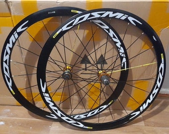 Mavic Cosmic Pro ust 40mm Carbon/Maxtal Clincher WHEELSET SRAM/Shimo. Rim BRAKE