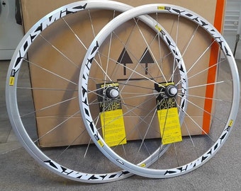 Mavic Cosmic elite silver UST Wheelset 700c 28" V Brakes 1.7kg Sram/Shimano 11 speed