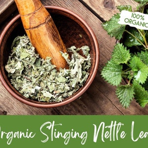 Organic Stinging Nettles Witch Herb | Organic Leaf Cut and Sifted  | Dried Wiccan Herbs | Pagan Supplies | Witchcraft Supplies