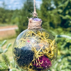 Home Protection Witch Ball Sealed with Amethyst | Amethyst Witch Ball | Home Blessing Ball | Amulet | Banish Negative Energy
