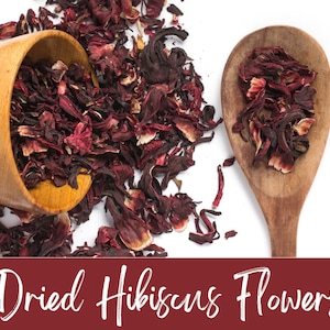 Witch Herbs Hibiscus Flower Dried | Aphrodisiac Herbs | Wiccan Herbs | Pagan Supplies | Love Spell Herb | Kitchen Witch