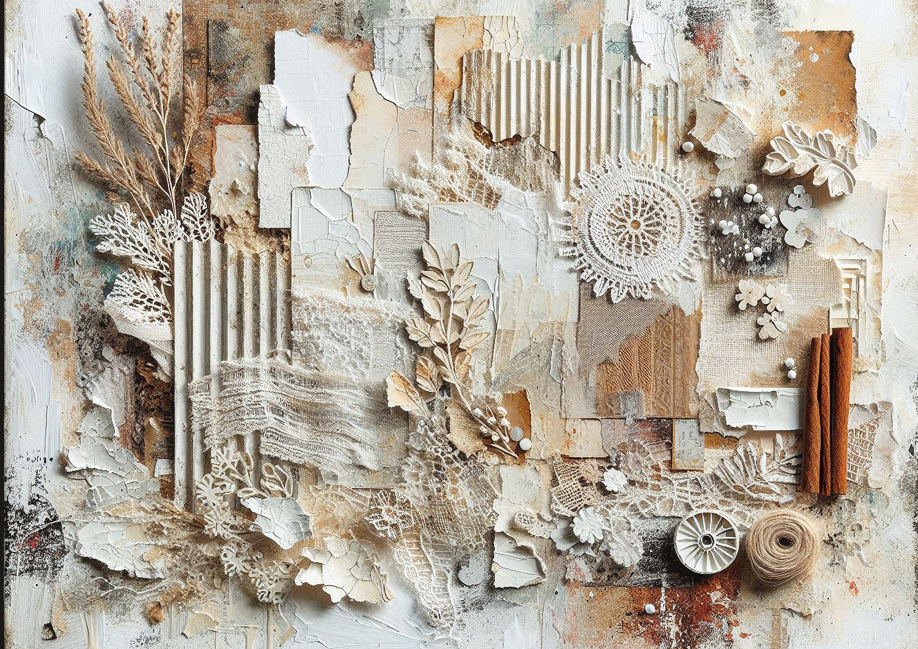 Mixed Media Collage Papers: Junk Journal Scrapbooking (digital Download ...