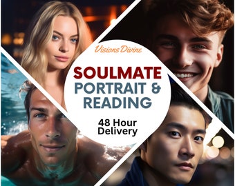 Photorealistic Soulmate Drawing with Psychic Reading