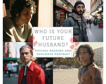 Esboço e leitura de futuro marido psíquico: retrato personalizado (digital)