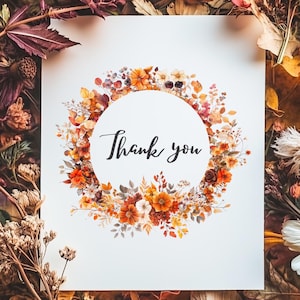Watercolor Fall Botanical Clipart Autumn Flowers Illustrations Clip art Floral Fall png Autumn Leaves Foliage Sublimation Autumn Florals