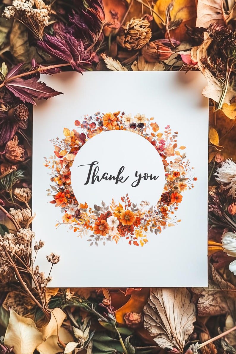 Watercolor Fall Botanical Clipart Autumn Flowers Illustrations Clip art Floral Fall png Autumn Leaves Foliage Sublimation Autumn Florals