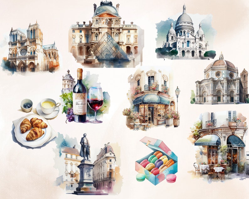 international travel	pizza clipart	study abroad clipart	travel clipart png	paris cafe clipart	paris watercolor png	eiffel tower clipart	romantic paris png	parisian cafe	france clipart	parisian coffee	french ephemera	romantic art