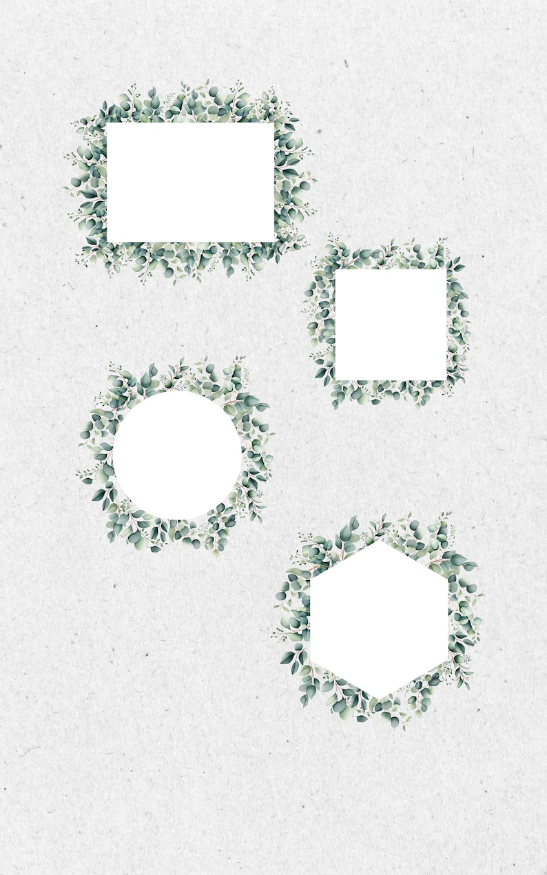 eucalyptus border	eucalyptus clipart	eucalyptus corner	eucalyptus png	floral frame design	foliage wreath png	greenery arrangement	green leaves png	foliage clipart png	greenery wedding	green leaves	greenery frame	greenery invite