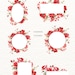 Watercolor Red Roses Clipart, Red Flower Clipart, Red Rose Florals, Red ...