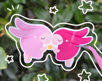 Chobits Atashi & Anata Glossy Vinyl Sticker