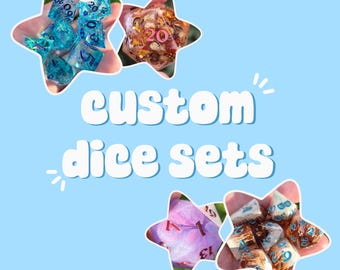 Custom 7 Piece Dice Sets
