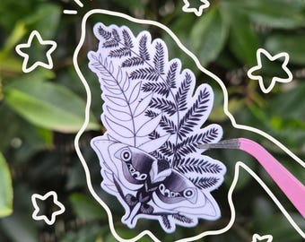 Ellie Tattoo Glossy Vinyl Sticker
