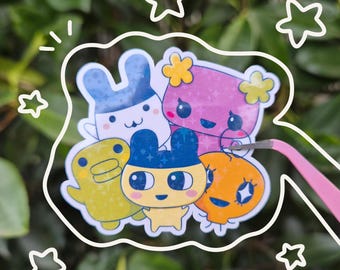 Tama Friends Holographic Vinyl Sticker