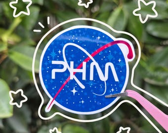 PHM Inspired Holographic Vinyl Sticker