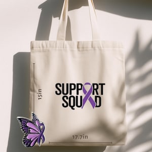 Butterfly Ribbon Enamel pin and/ or  Tote Gift set