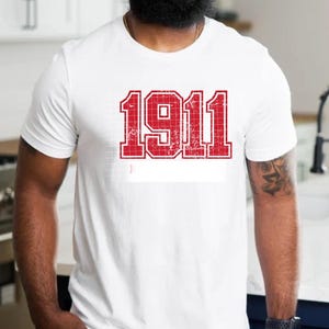 Camisa de la fraternidad Kappa 1911 / Colores cómodos o Gildan