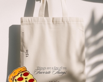 Pepperoni Pizza Enamel pin and/ or  Tote Gift set