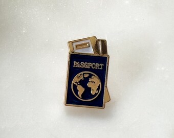 Passport Enamel Pin