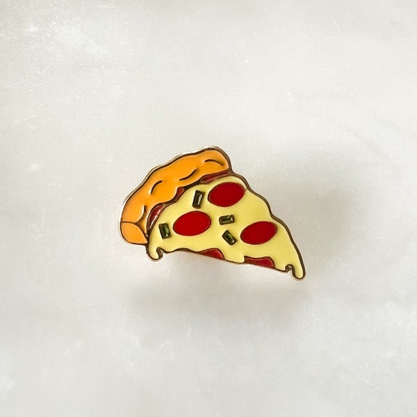 Pepperoni Pizza Enamel Pin