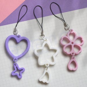 Kawaii Dangling Keychain | Aesthetic String Loop Pastel Charm | Gift ...
