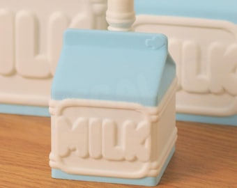 Adjustable GPU Sag Support | Cute Pastel Milk Carton PC Accessory | Kawaii Gamer Girl Gift | Desk Tech Figurine | Streamer Decor