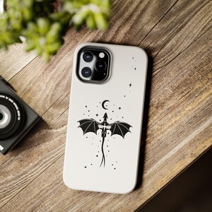 Fundas para teléfono resistentes Dragon Rider inspiradas en la funda para teléfono Fourth Wing Funda protectora mítica para teléfono Regalo para amantes de los libros de fantasía Idea de regalo para amantes de los libros