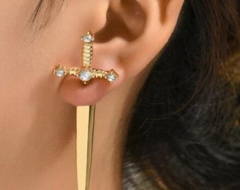 Sword Earrings