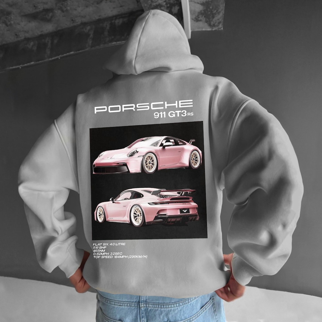 911 GT3 RS Porsche Hoodie, Porsche 911 GT3 RS Aesthetic Tshirt, Porsche 911 GT3 RS 2 Side Tshirt