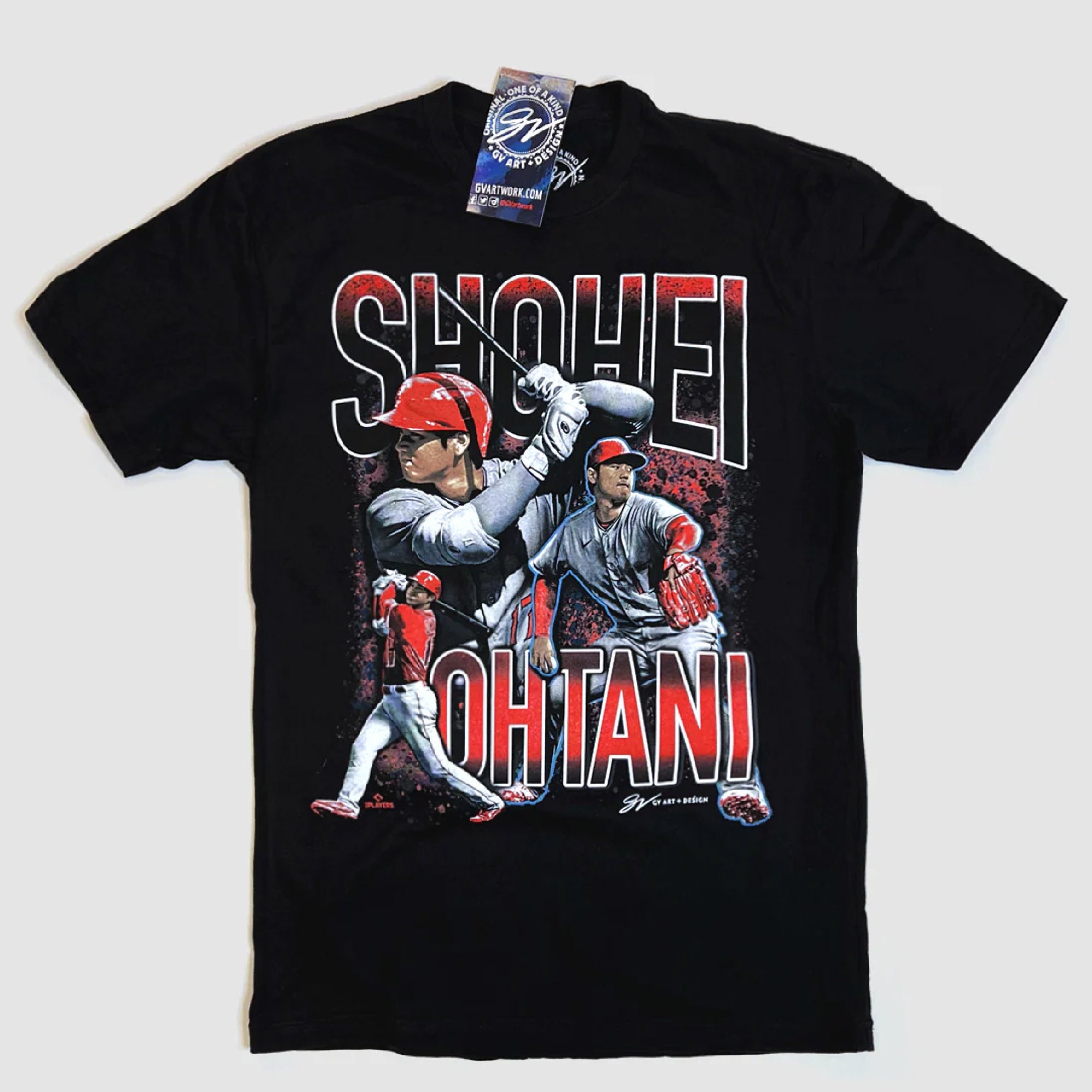  Shohei Ohtani 16 Japan Samurai Black Pinstriped Baseball Jersey  Stitch Novelty Item : Sports & Outdoors