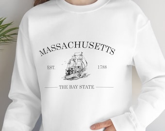 Massachusetts Sweatshirt | The Bay State Travel Crewneck
