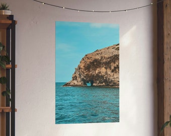 Milos Greece Seascape Poster | Mediterranean Travel Photography