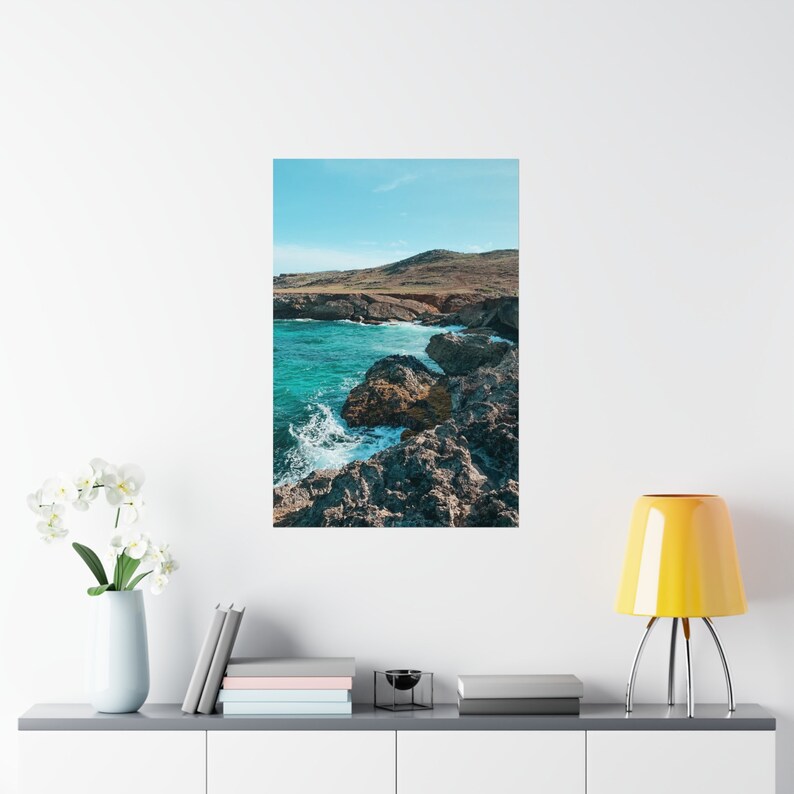 Aruba Seascape Poster | Arikok National Park, Travel Photography image 4