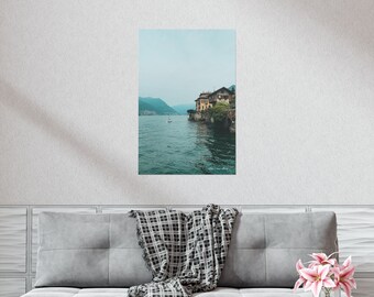 Lake Como Italy Photography Print, Mediterranean Wall Art