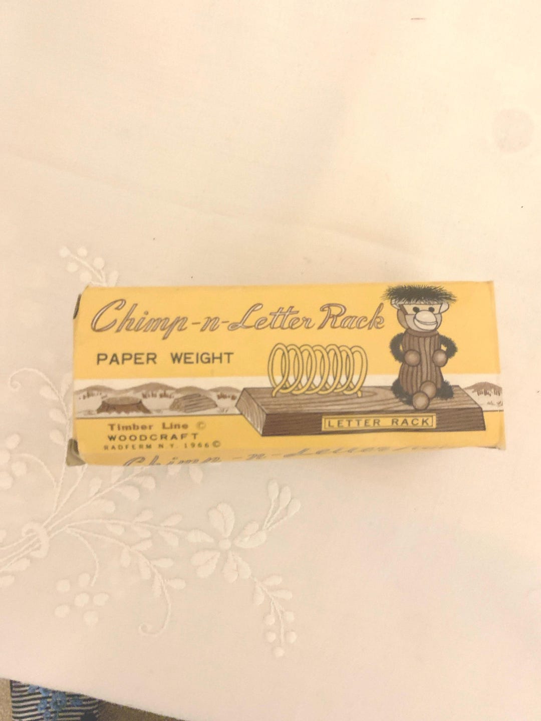 Vintage Chimp Letter Rack, 1966 Timber Line Woodcraft, Original Box - Etsy