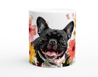 Blossoming Joy - The Floral Frenchie Mug