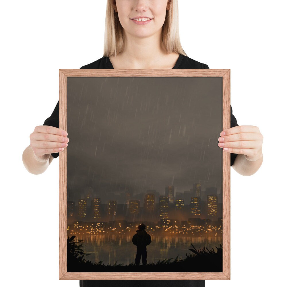 都会の雨の夜 - Etsy 日本