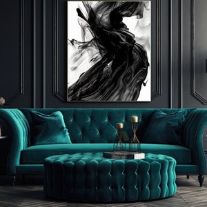 The Dance of Darkness - Digital Download Art - An Abstract Representation of the Human Psyche - Instant Download Art - DOWNLOAD ONLY