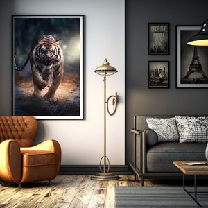 Tread of the Fierce - Digital Download Art - Photo Showing The Strength and Elegance of Tigers - Instant Download Art - DOWNLOAD ONLY