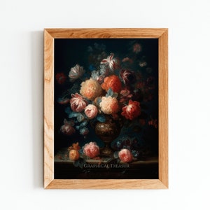 Still Life Flowers - Digital Download Art - Painting of Still Life Flowers - Instant Download Art - DOWNLOAD ONLY