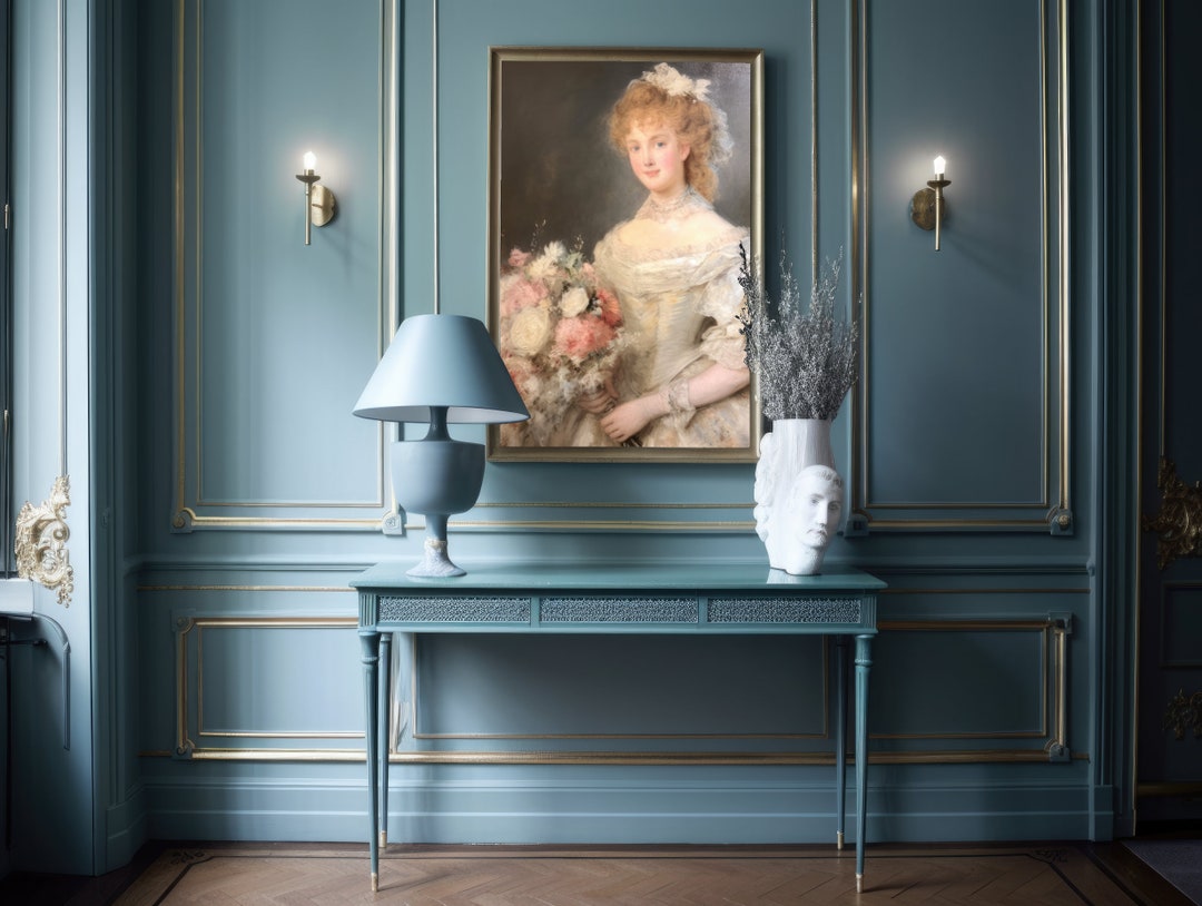 Enchanted Petals Digital Download Art Timeless Elegance, Romantic 1800s