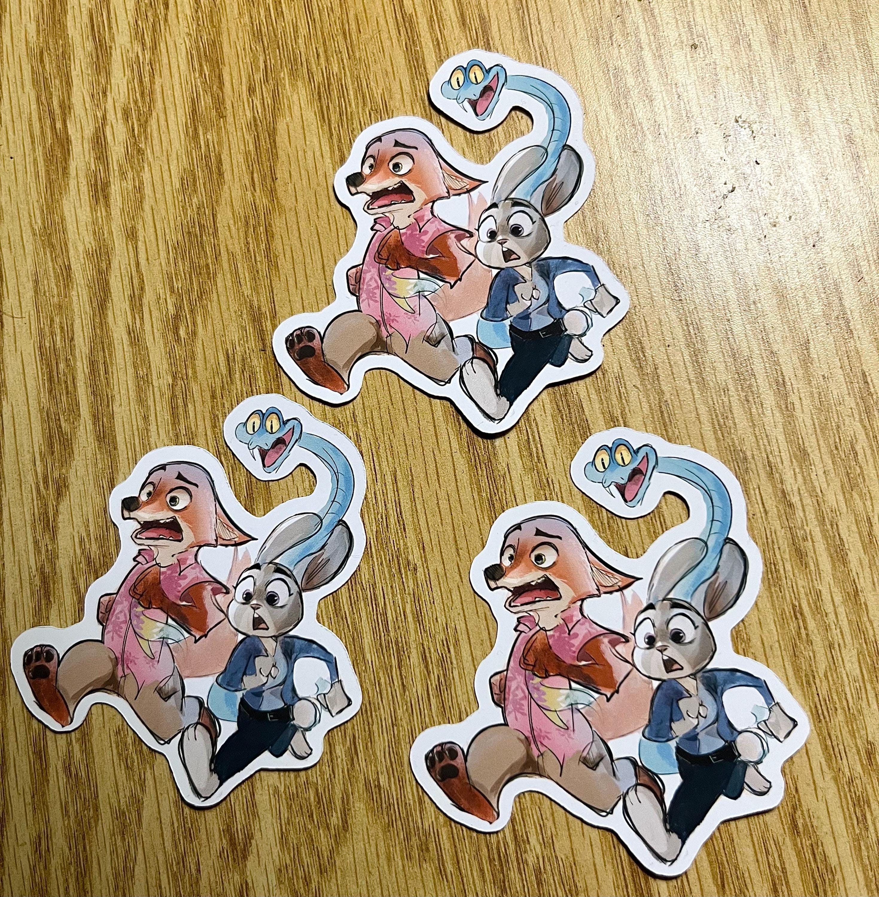 Zootopia Glossy Stickers | 2.5