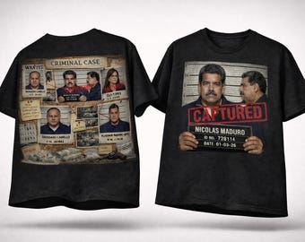 Maduro Captured Shirt, Venezuela Libre, Game Over Venezuelan gamer gift, Venezuelan Freedom  Shirt