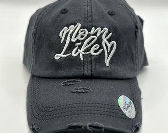 Mom Life Ponytail Hat, Baseball Cap for Moms, Mom Gift, Mom Hat, Mom Life Accessories