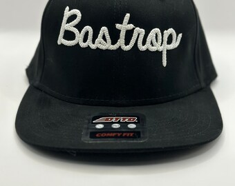 Bastrop Texas TX Hat with Custom Embroidery, Baseball Cap, Souvenir Gift, Texan Pride