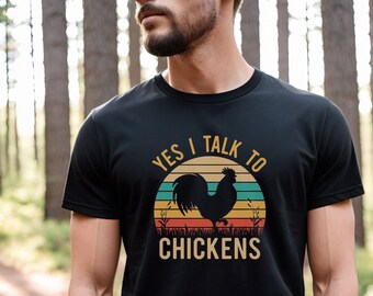 Funny Chicken Dad Shirt Bella Canvas Unisex Tee Comfy Daddy Chicken Tshirt