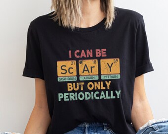 Scary Periodically Chemistry Halloween Shirt - Fall Vibes Tee Halloween Outfit