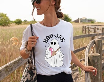 Geeky 'Boo Gee' Ghost Halloween T-shirt Tumbler  & Crossbag