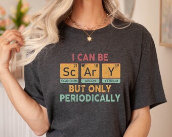 Periodic Table Halloween T-Shirt, Funny Teacher Gift