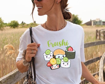 Kawaii Sushi T-Shirt, Funny Japanese Foodie Tee