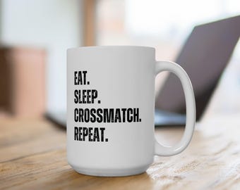 Blood Bank Crossmatch Ceramic Mug, Lab Tech Gift